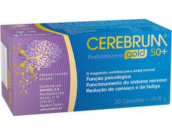 Imagem do produto suplemento cerebrum gold 50+ 30 cápsulas