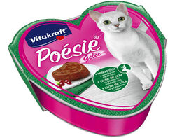 Imagem do produto comida húmida gato vitakraft poesie caça/mirtilo 85g