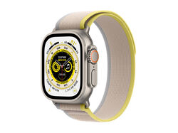 Imagem do produto apple watch ultra gps + cellular 49mm titanium yellow/beige trail
