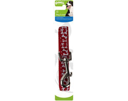 Imagem do produto trela para cão pawise ossos vermelha tamanho s 1.2mx15mm