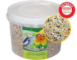 Imagem do produto alimento premium petiz&astuto p/caturras 2.250k--3lt