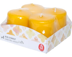 4 mini velas pilar actuel perfumadas mad oriental product image