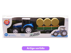 Imagem do produto tractor com reboque one two fun 1:32 modelos sortidos