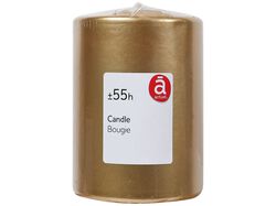 Imagem do produto vela não perfumada actuel dourado 78x110 mm