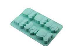 Imagem do produto tabuleiro silicone actuel animais selva 6 mold