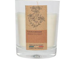 Imagem do produto vela natural perfumada com copo actuel flor laranja 10cm