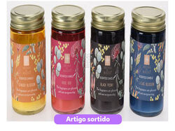 Imagem do produto vela frasco . sort 4 cores 8x8x13cm