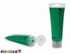 Imagem do produto tubo tinta acrilica pincello verde claro 120ml