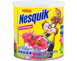 achocolatados nesquick morango 380g product image