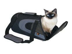 transportadora animals&car c/bolsos e janela até 9kg product image