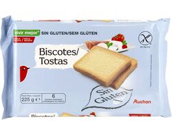 Imagem do produto tostas auchan sem glúten 225g