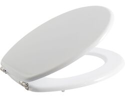 Imagem do produto tampa de sanita com dobradiças actuel em mdf branco