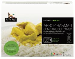 arroz pato real minuto basmati com caril de frango 300g product image