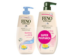Imagem do produto gel de banho + creme de corpo nutritivo feno de portugal 700 ml + 400 ml