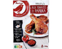 Imagem do produto tempero auchan de forno base pimenta e tomate frango 28g