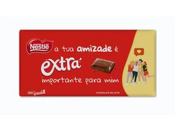 Imagem do produto tablete chocolate leite nestlé extrafino pack 2x125g
