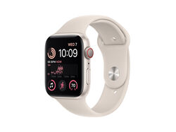 Imagem do produto apple watch se gps + cellular 44mm starlight aluminium