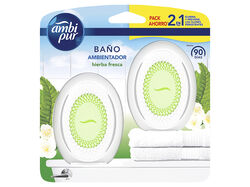 Imagem do produto ambientador casa banho relva fresca ambipur 2 un