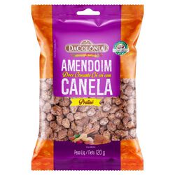 Imagem do produto amendoim crocante dacolônia cri cri com canela 120g