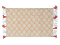 Imagem do produto tapete c/ franjas facylar coral 50x80cm