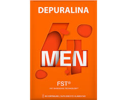 Imagem do produto suplemento depuralina 4 men 60 capsulas