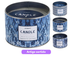 Imagem do produto vela em pote zinco perfumada 8cm