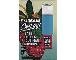 Imagem do produto suplemento drenaslim cocktail 450ml +garrafa