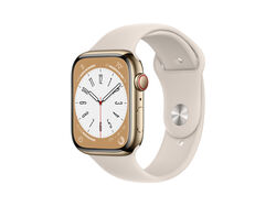 Imagem do produto apple watch8 gps + cellular 45mm gold