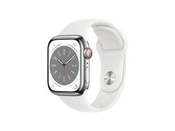 Imagem do produto apple watch8 gps + cellular 41mm silver stainless steel