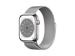 Imagem do produto apple watch8 gps + cellular 45mm silver