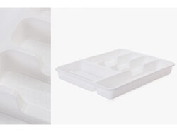 Imagem do produto tabuleiro talheres . branco 30x38x4.7cm