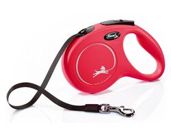 trela new classic fita flexi vermelha 8mt l product image