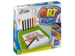 arte de mesa grafix com 5m rolo papel + 8 lápis cera product image