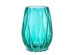 vaso esculpido giftdecor losango turquesa losango product image