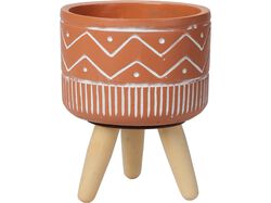 vaso decorativo c/pés terra 10x15cm product image