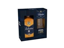 whisky ballantines 10 anos + copo 0.70l product image