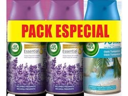 Imagem do produto ambientador recarga airwick 2 lavanda+1 oásis turquesa 3x250ml