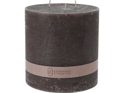 Imagem do produto vela não perfumada taupe 14x14cm