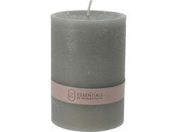 Imagem do produto vela não perfumada cinza 7x10cm