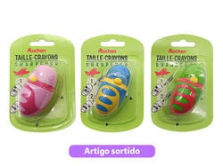 Imagem do produto afia lápis auchan multifunções cores sortidas