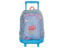 trolley auchan azul/rosa happy 51x20x35cm product image