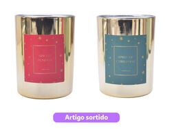 vela c/copo perfumada actuel verm/verde ht 8x10.5cm product image