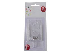 vela aniversário nº3 actuel flash + 4 velas br product image