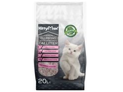 Imagem do produto areia p/gato kitty max aglomerante talco 20l
