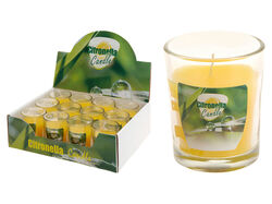 Imagem do produto vela citronela em vaso vidro 5x6.3cm