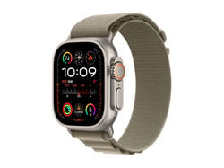 Imagem do produto apple watch ultra 2 gps + cellular 49mm titanium olive alpine loop - medium
