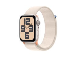 Imagem do produto apple watch se (2023) 44mm starlight aluminium com bracelete starlight sport loop