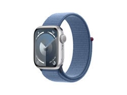 Imagem do produto apple watch series 9 41mm silver aluminium ccom bracelete winter blue sport loop