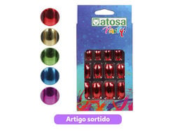Imagem do produto unhas topbrands cores metalizadas cores sortidas