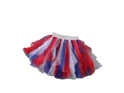 Imagem do produto tutu topbrands (vermelho/azul) - cintura 60-110cm